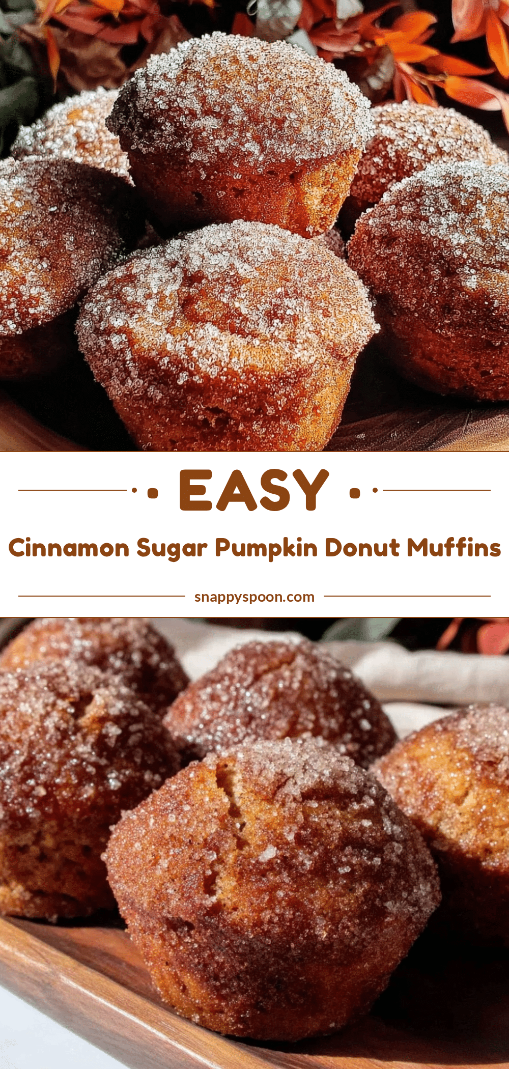 cinnamon sugar pumpkin donut muffins recipe