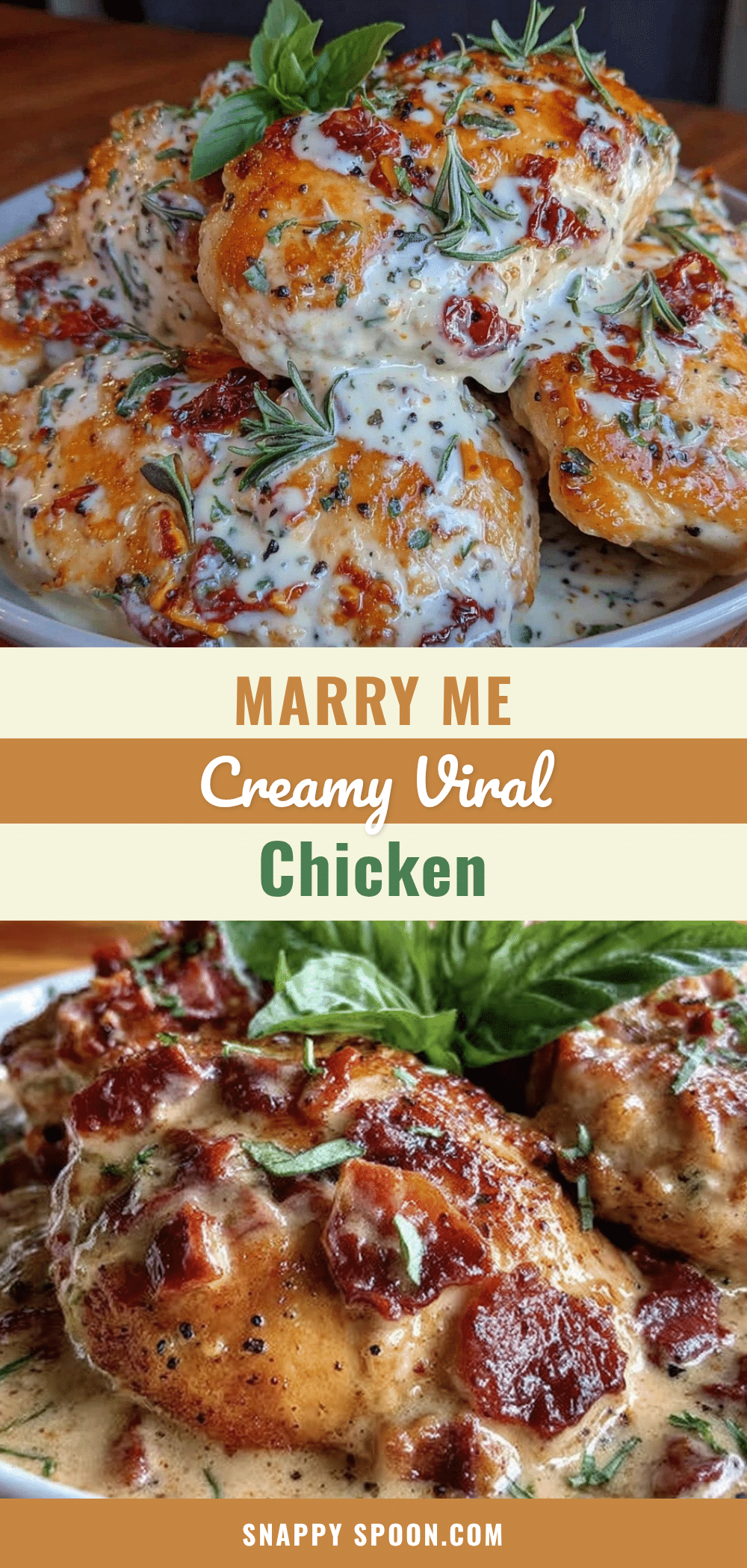Creamy Marry Me Chicken recipe