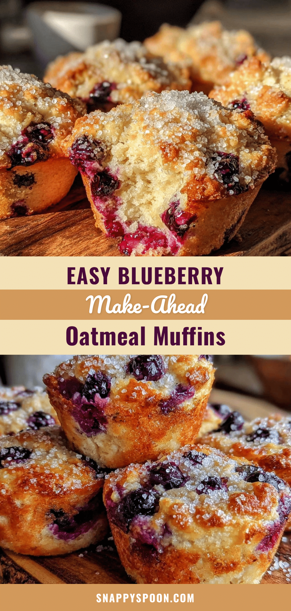 easy make-ahead blueberry oatmeal muffins recipe