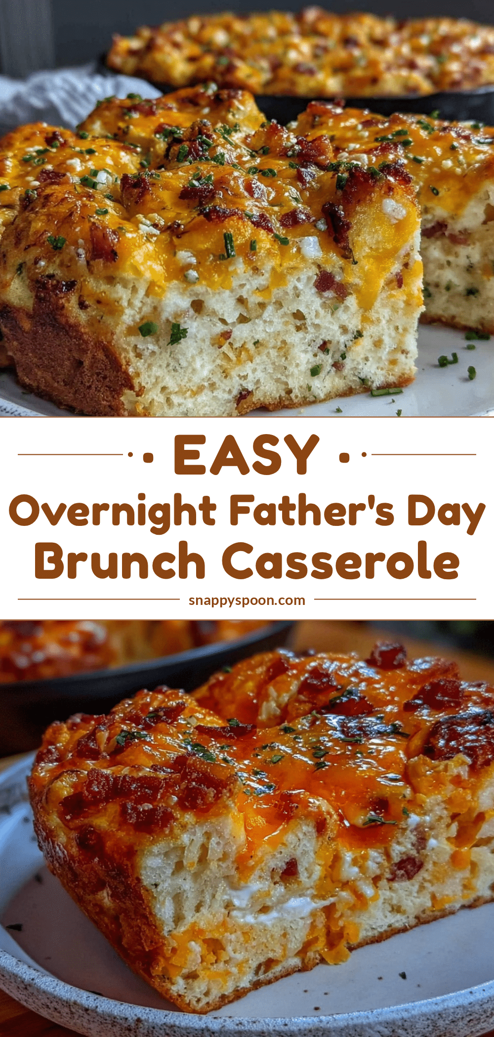 Easy Overnight Fathers Day Brunch Casserole recipe