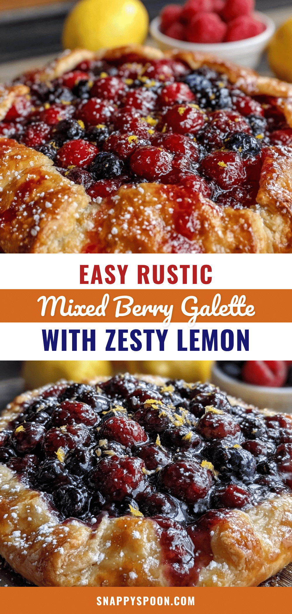 easy rustic mixed berry galette recipe