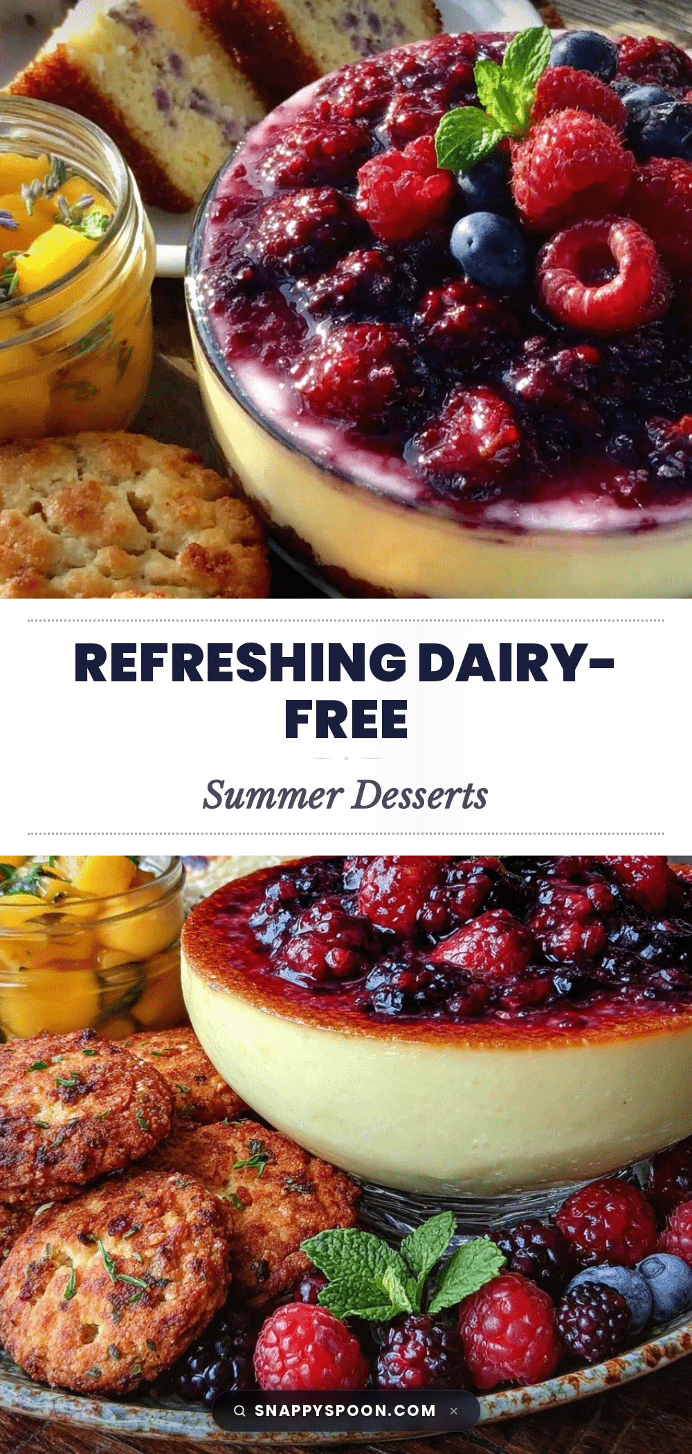 fresh dairy-free summer desserts recipe