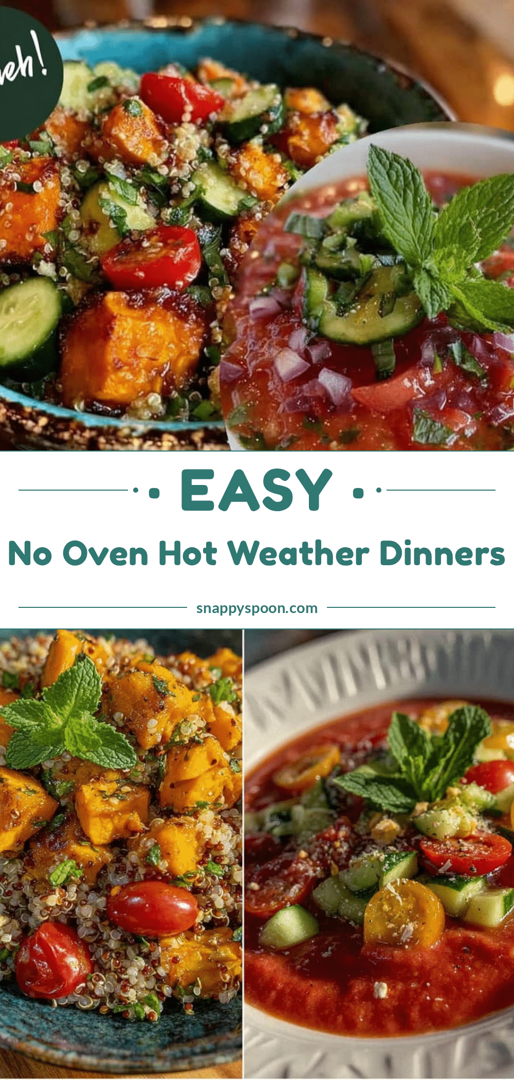 fresh no oven dinner ideas recipe