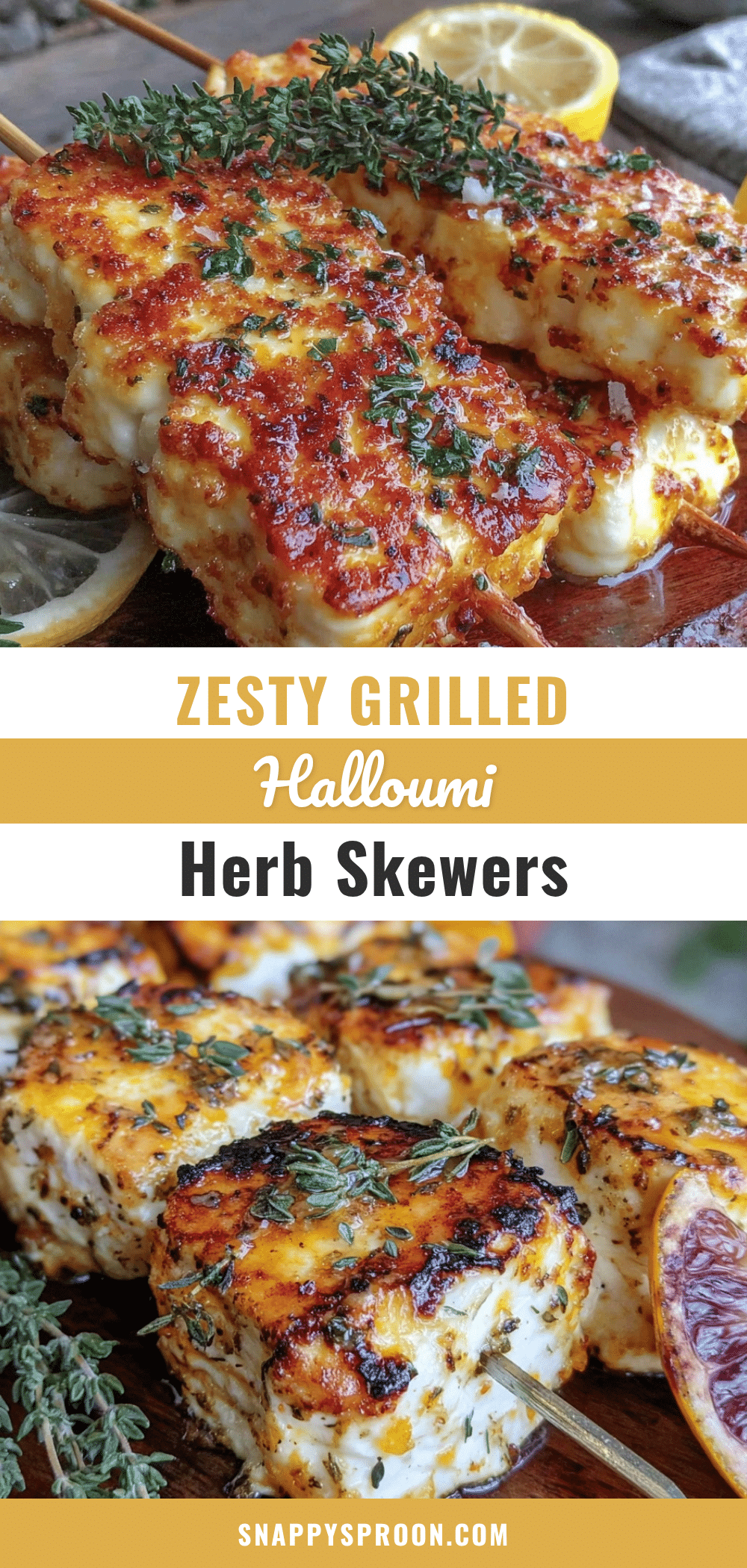 grilled halloumi skewers recipe