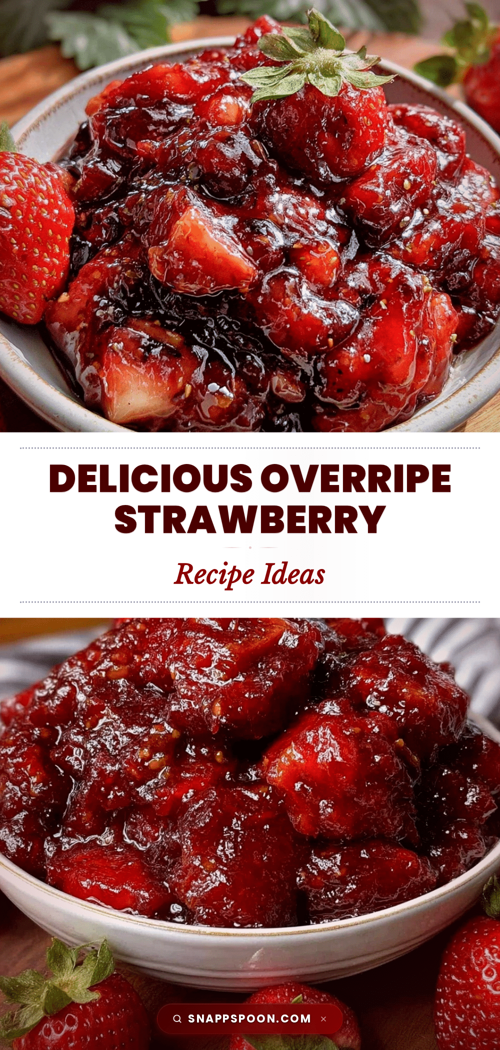 overripe strawberry recipes recipe