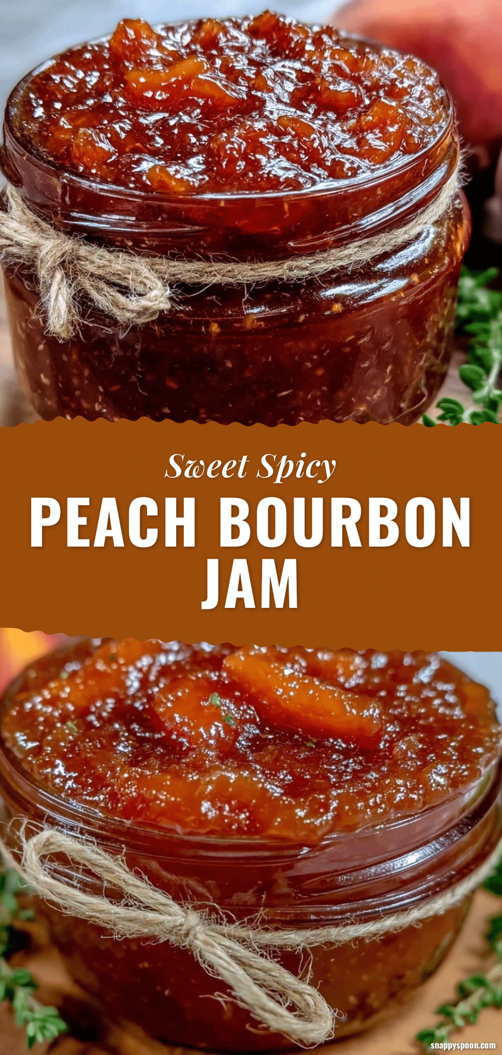 Peach Bourbon Jam recipe