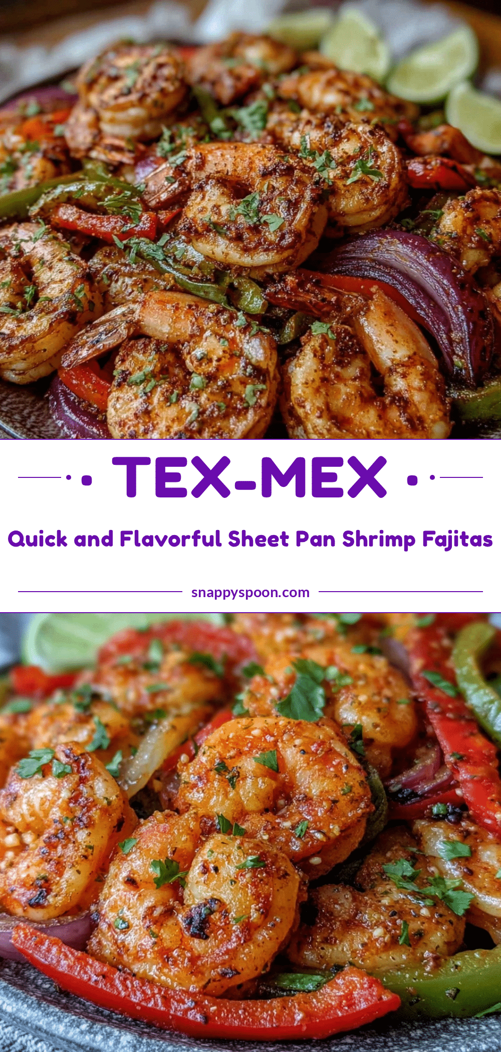 sheet pan shrimp fajitas recipe