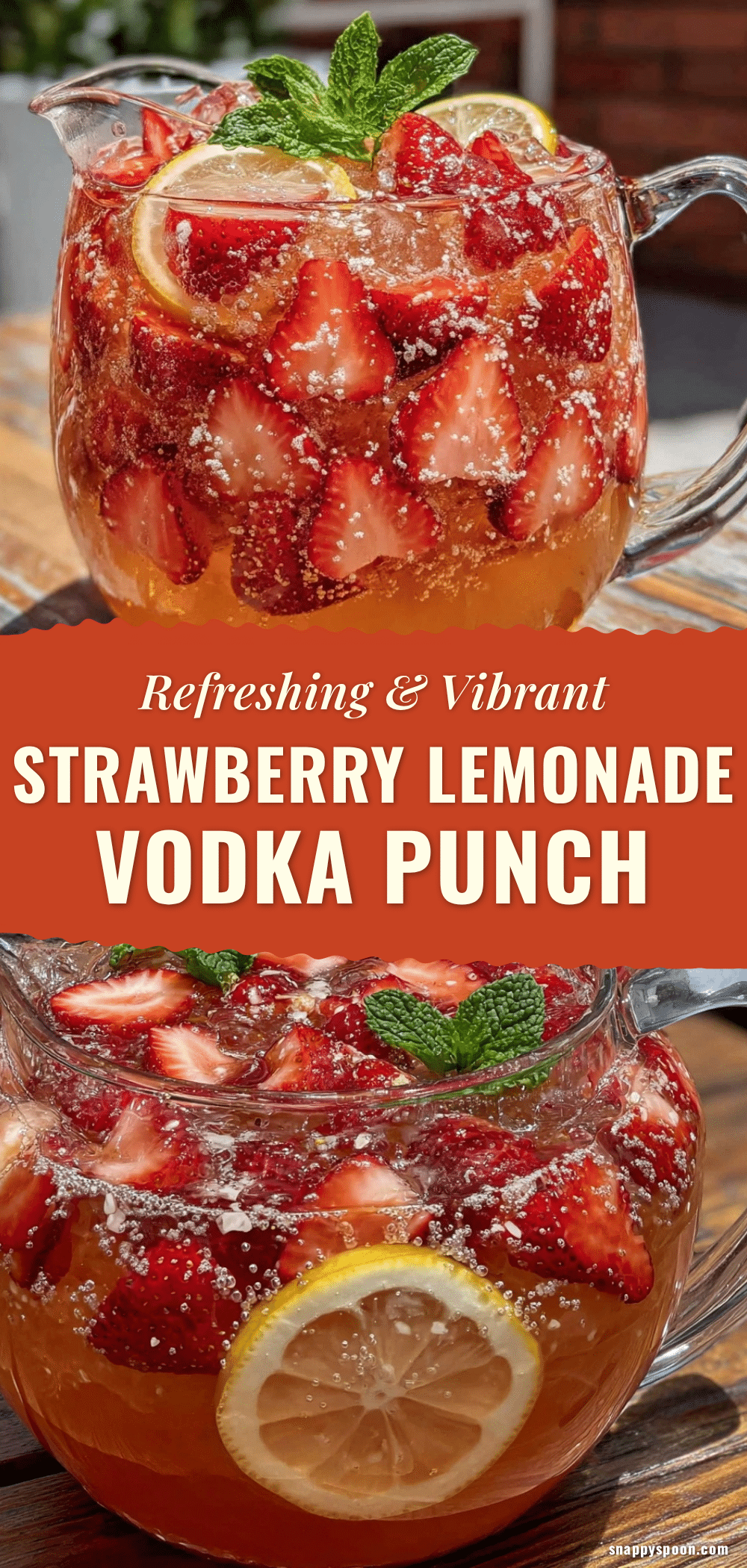 strawberry lemonade vodka cocktail recipe