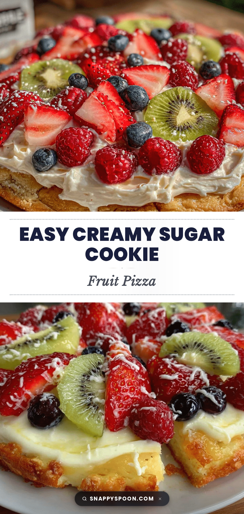 sugar cookie fruit pizza recipe