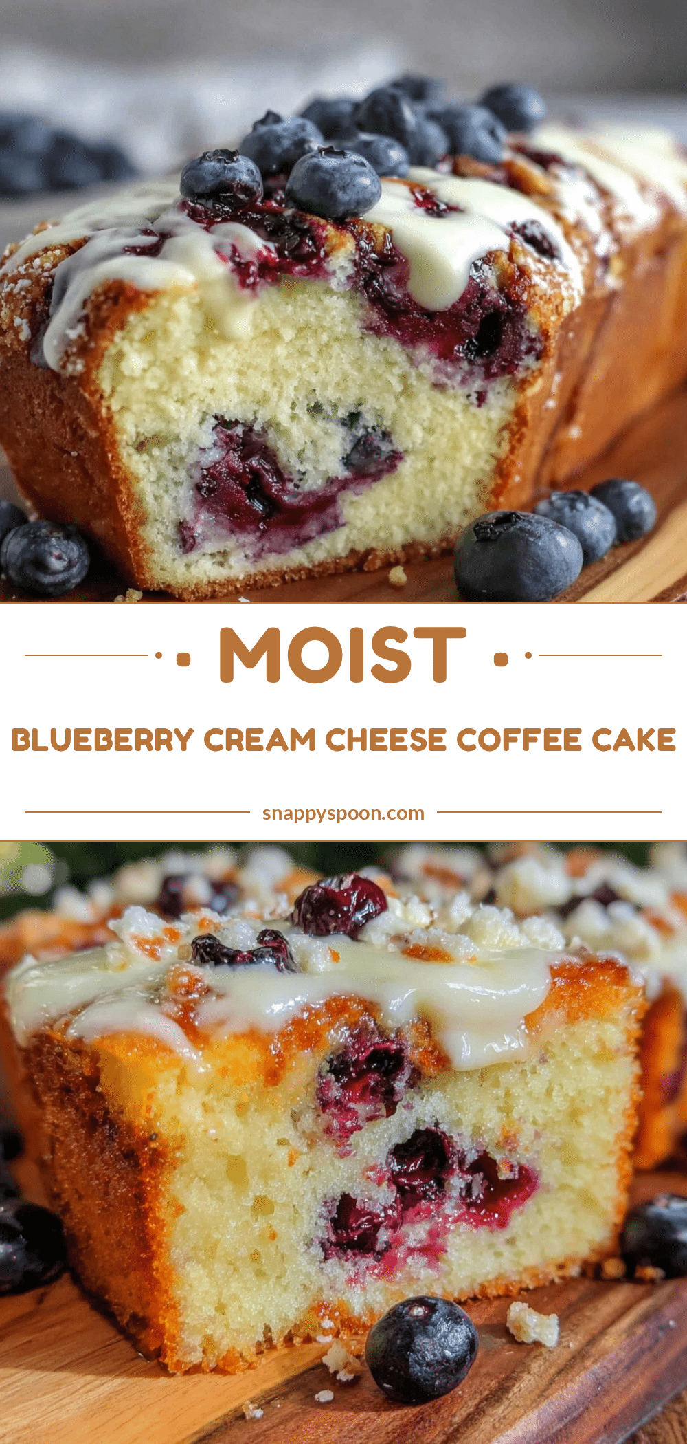 Tender Blueberry Cream Cheese Coffee Cake recipe