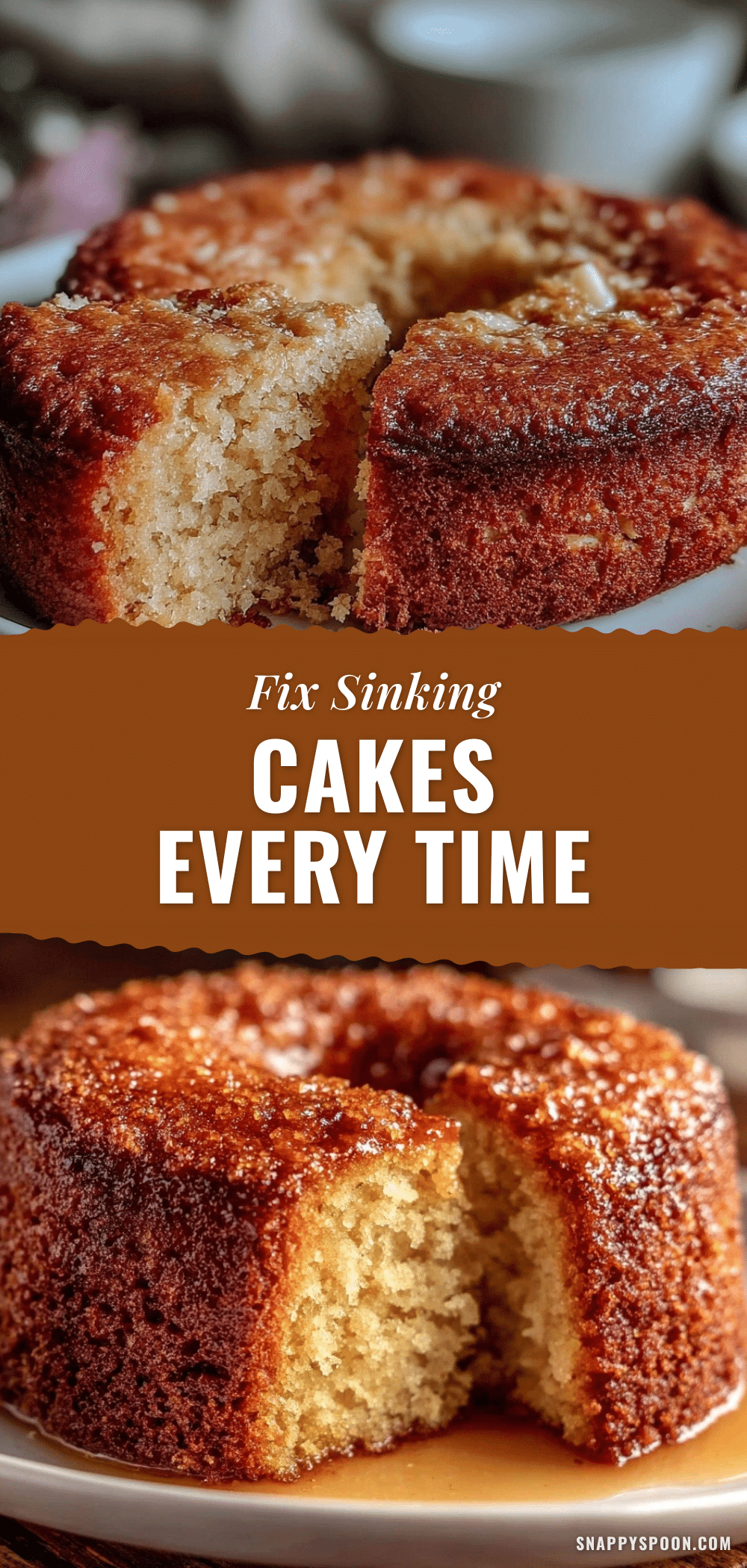 why did my cake sink recipe