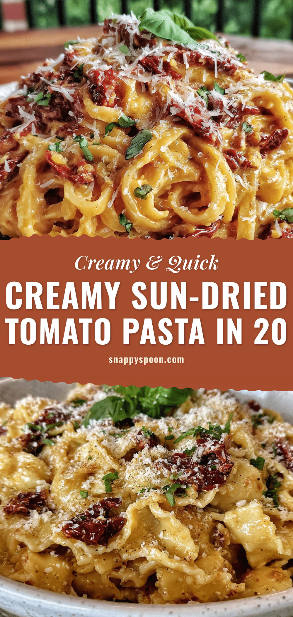 creamy sun-dried tomato pasta recipe