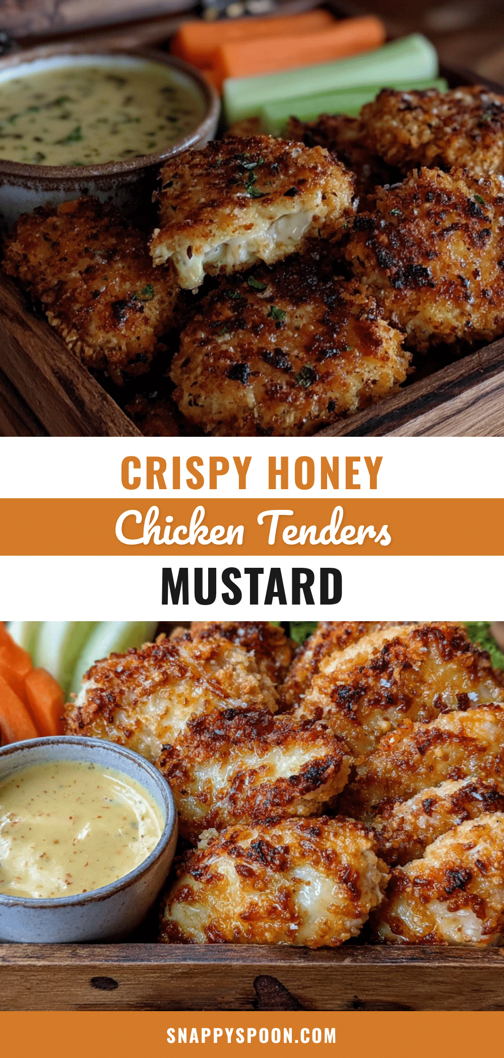 crispy baked chicken tenders with honey mustard sauce recipe