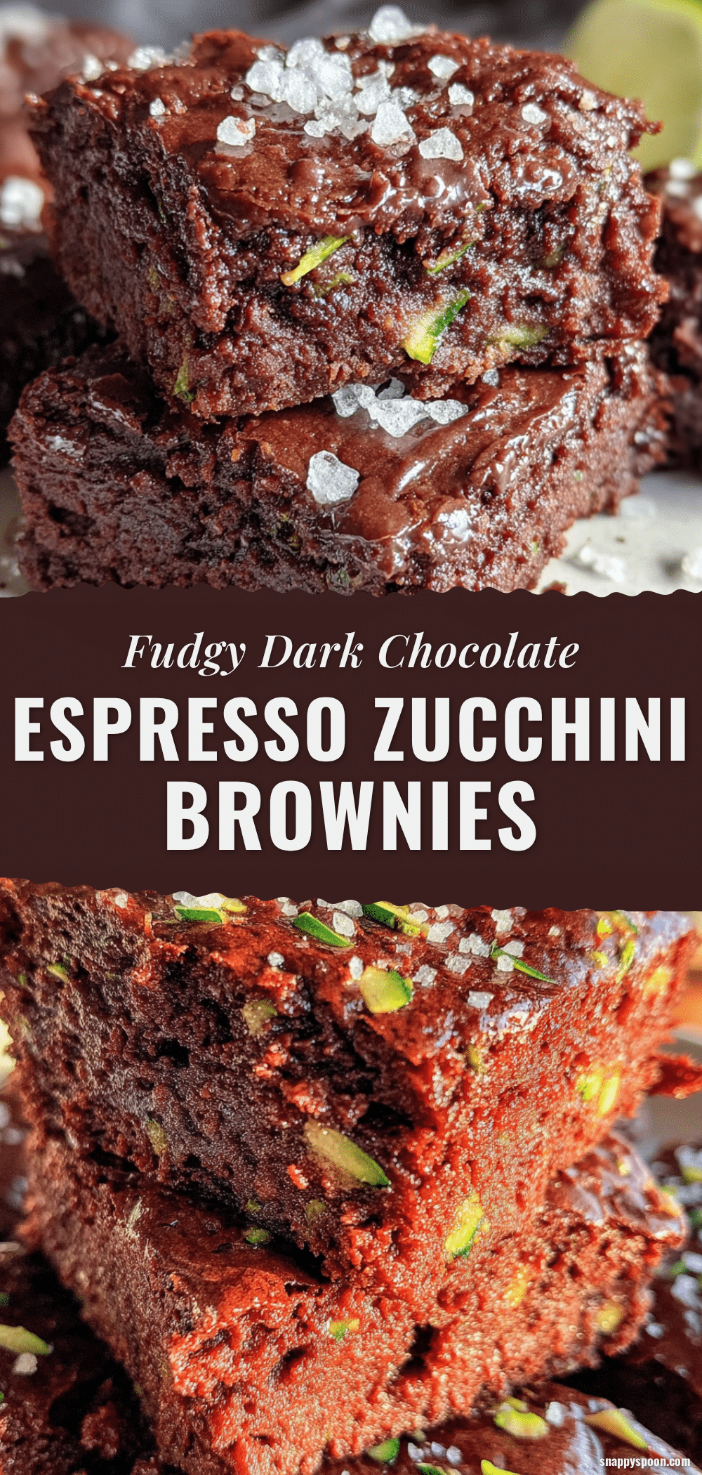dark chocolate espresso zucchini brownies recipe