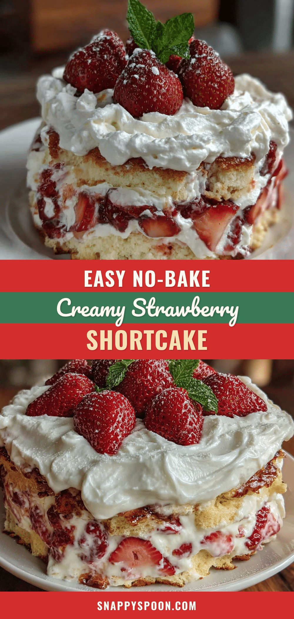 easy no-bake strawberry shortcake icebox cake recipe