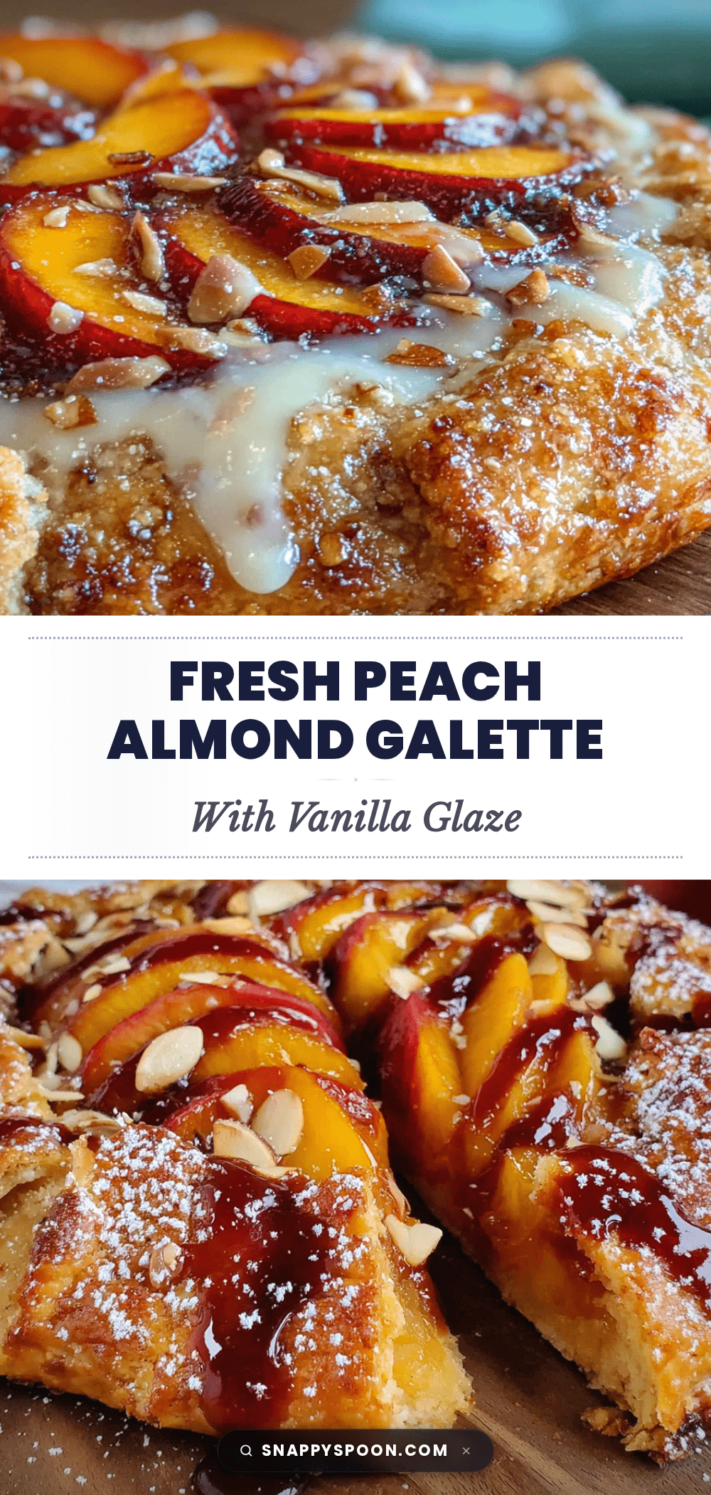 fresh peach almond frangipane galette recipe