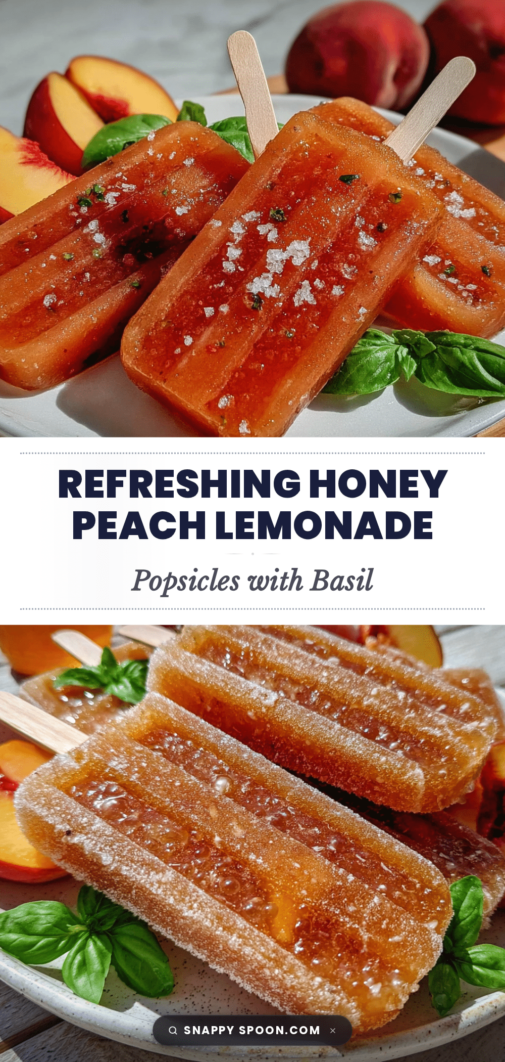 honey peach lemonade popsicles recipe