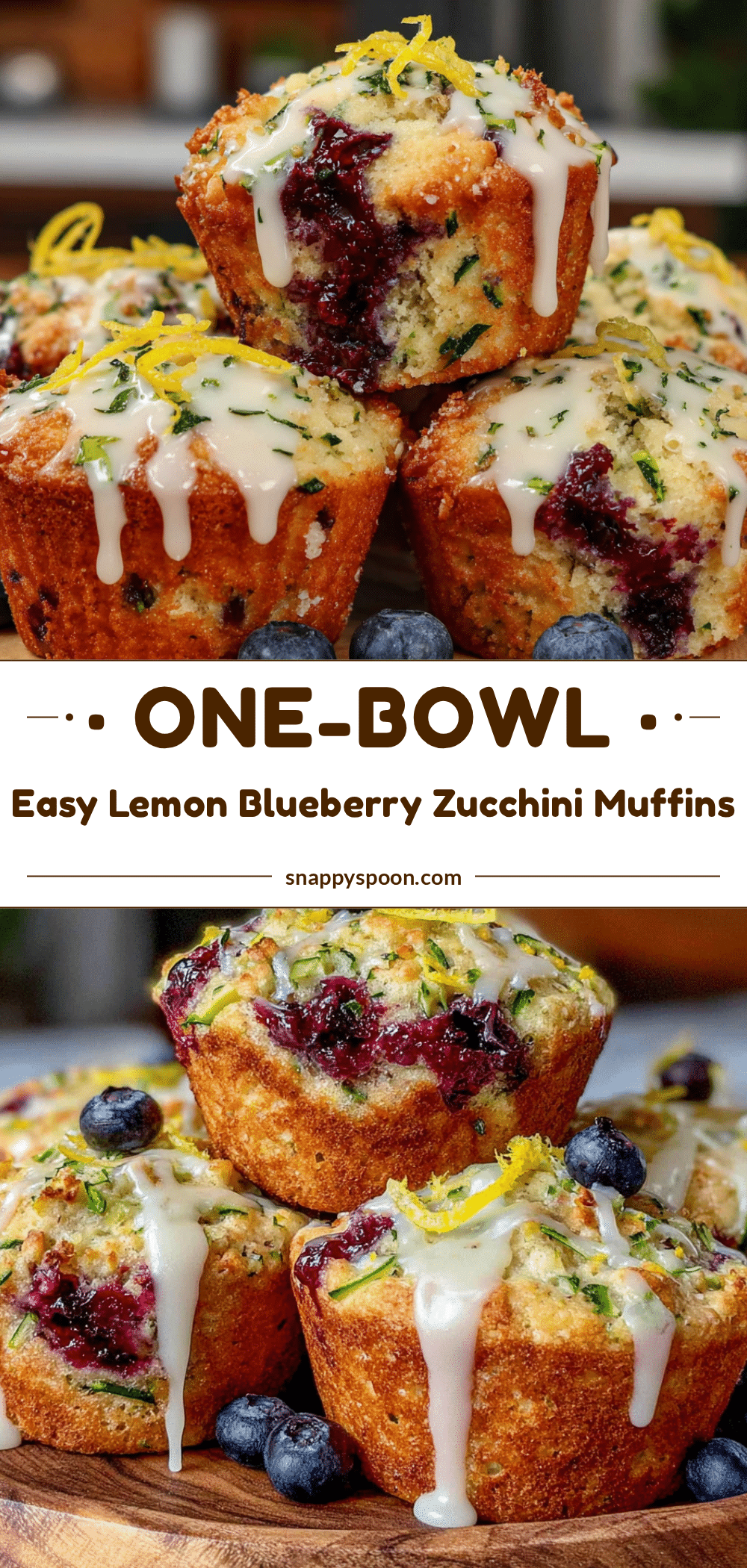 lemon blueberry zucchini muffins recipe