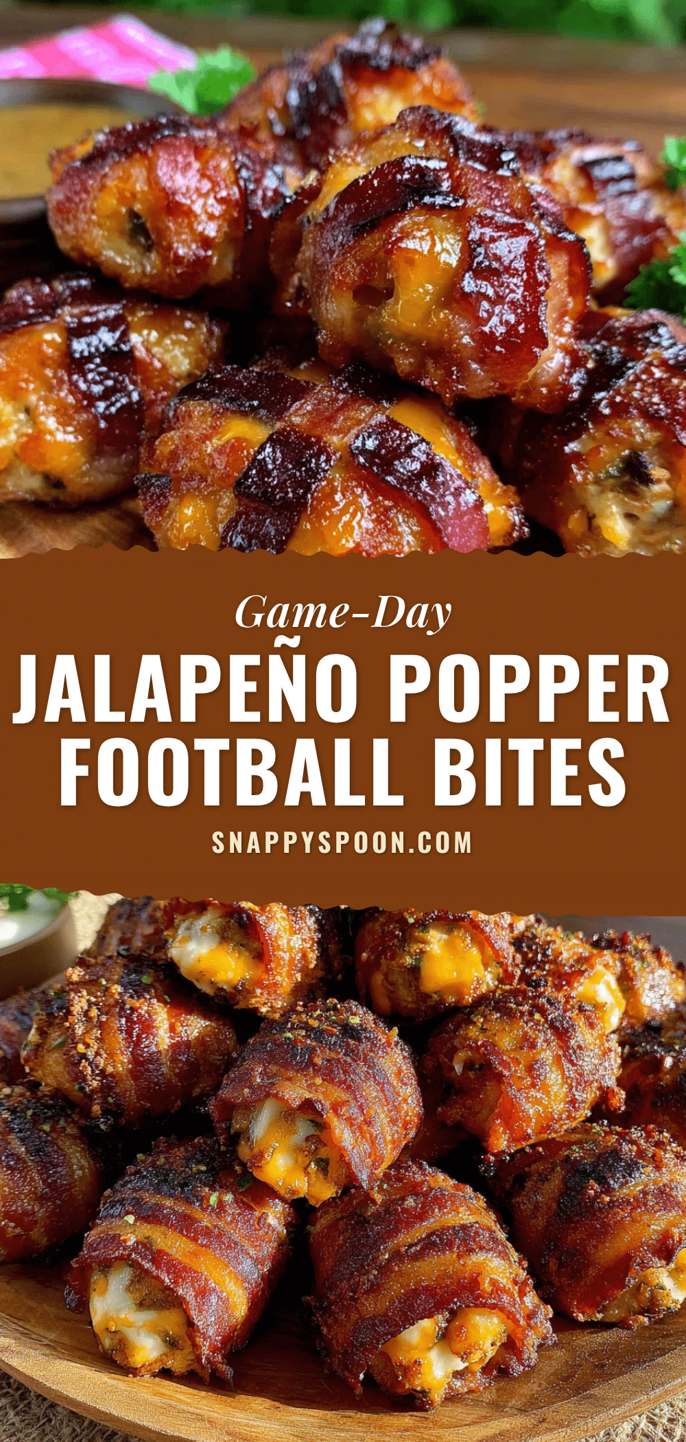 bacon-wrapped jalapeño popper football bites recipe