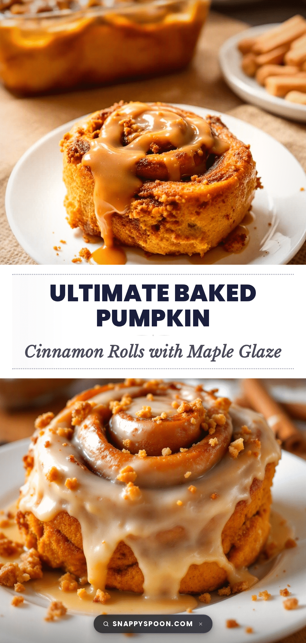 baked pumpkin cinnamon rolls recipe