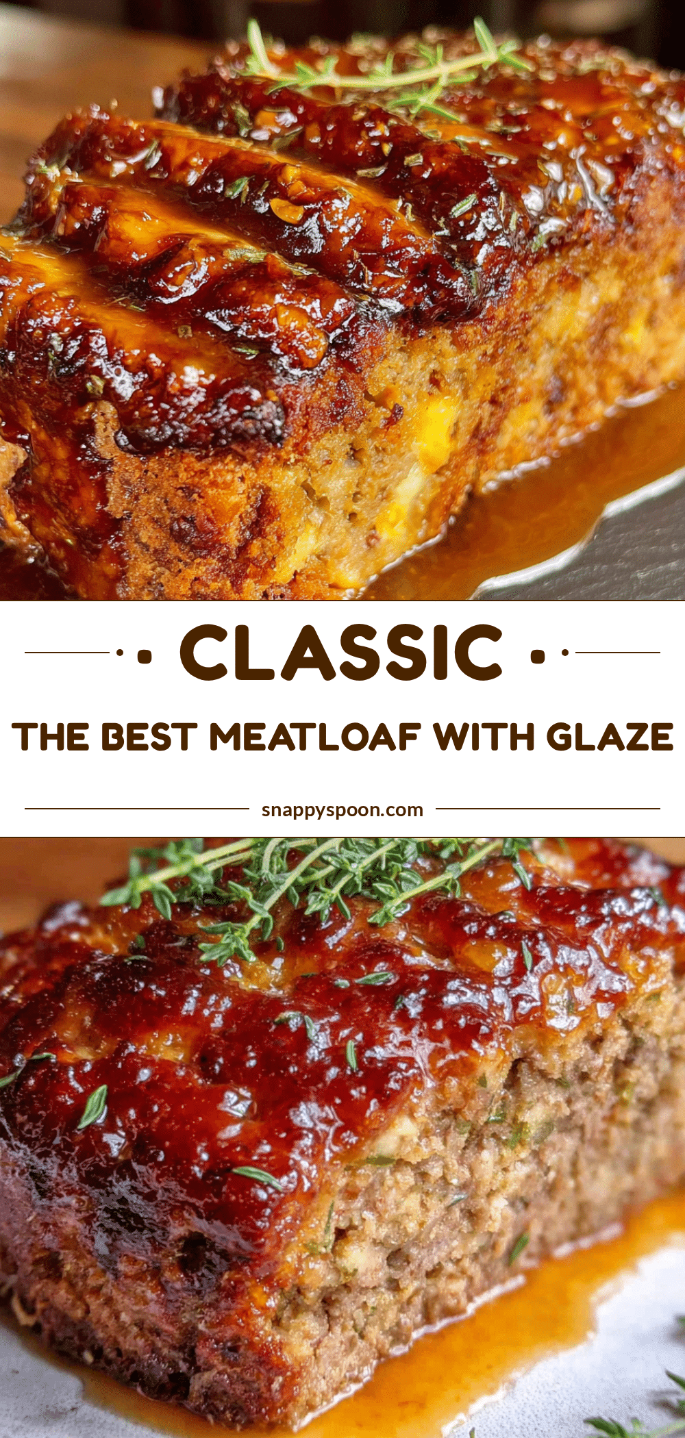 best classic meatloaf with brown sugar glaze recipe
