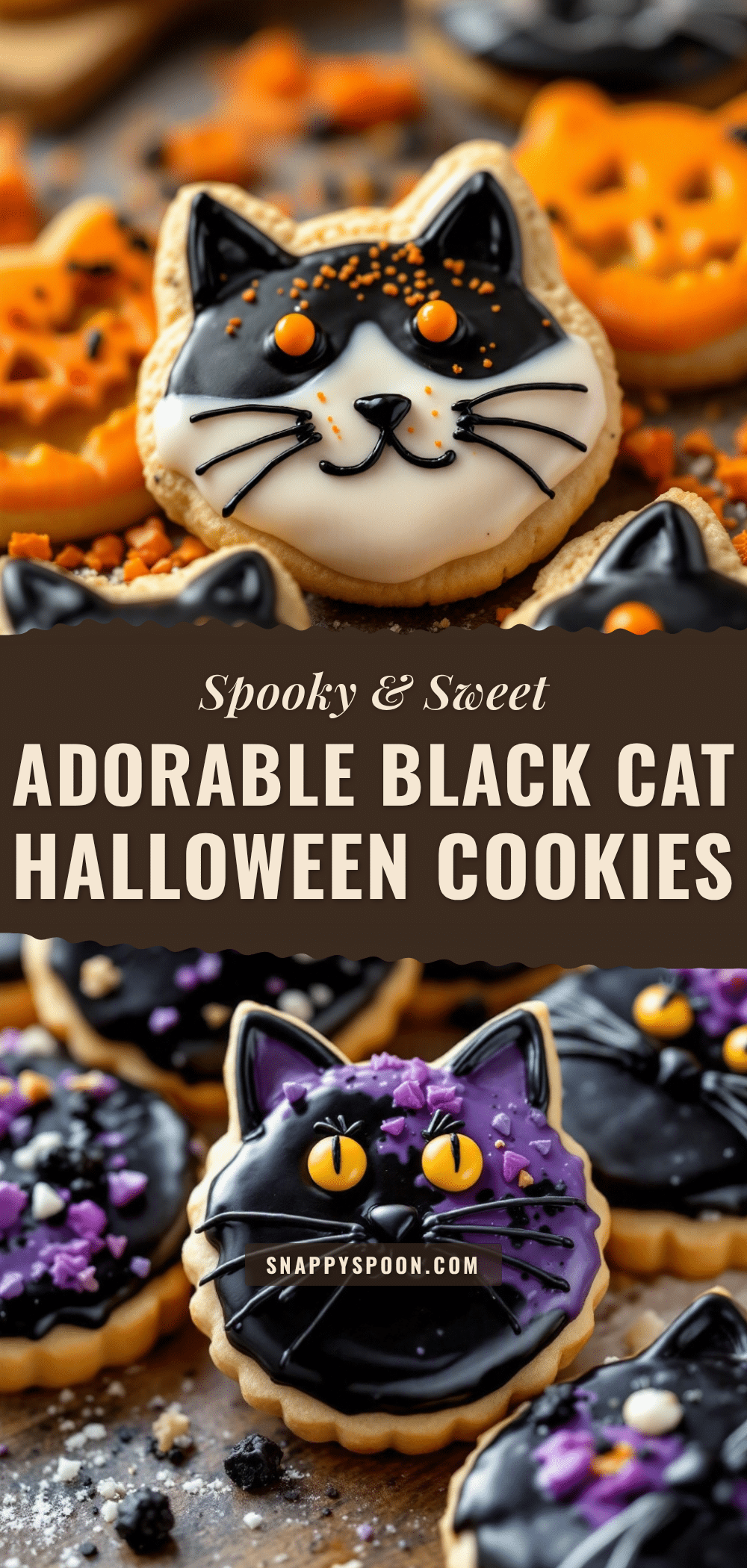 black cat halloween sugar cookies recipe