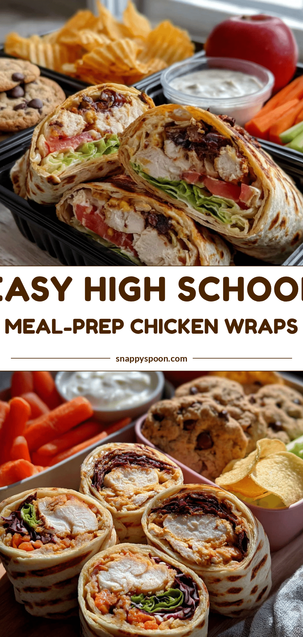chicken wrap lunchboxes recipe