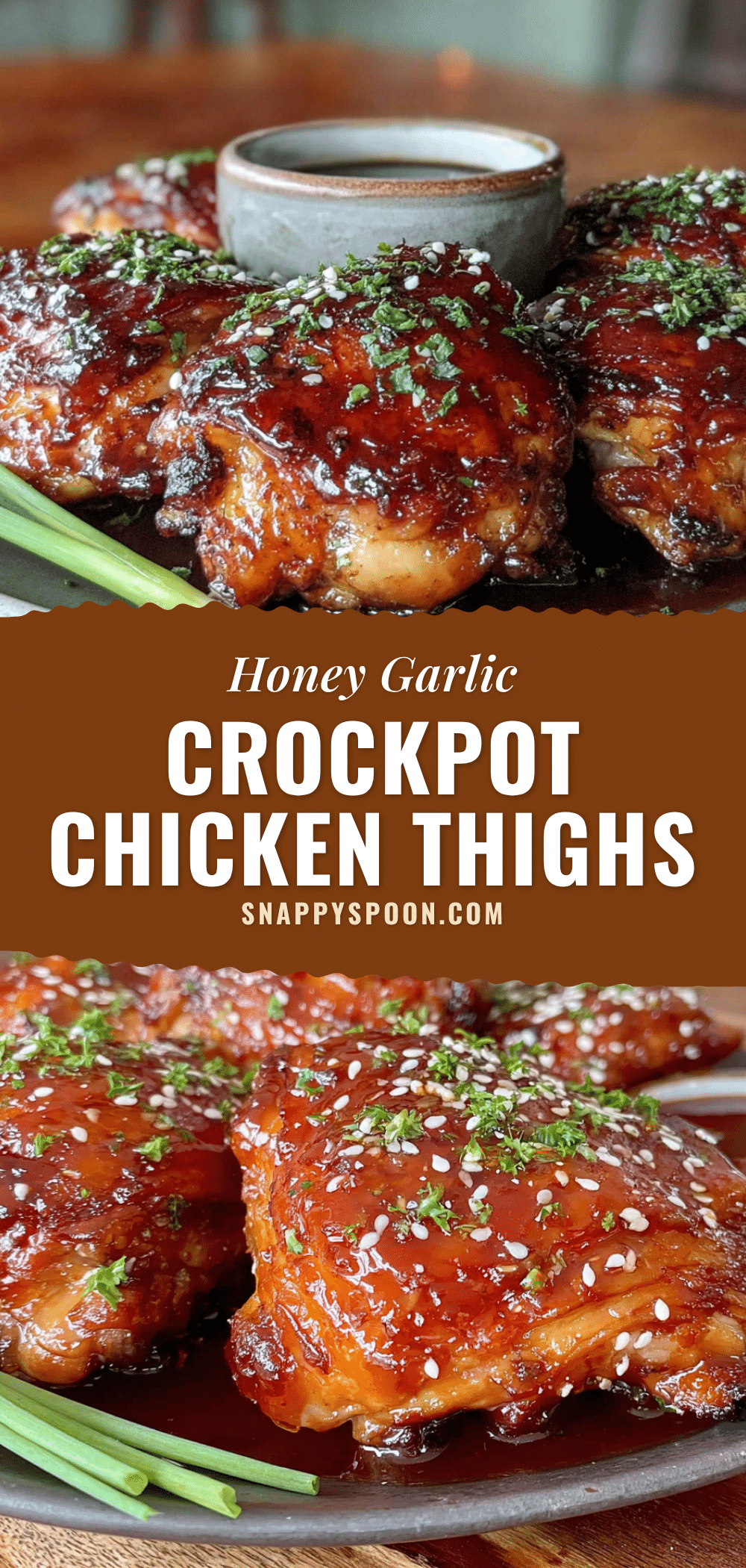 crockpot honey garlic chicken thighs recipe