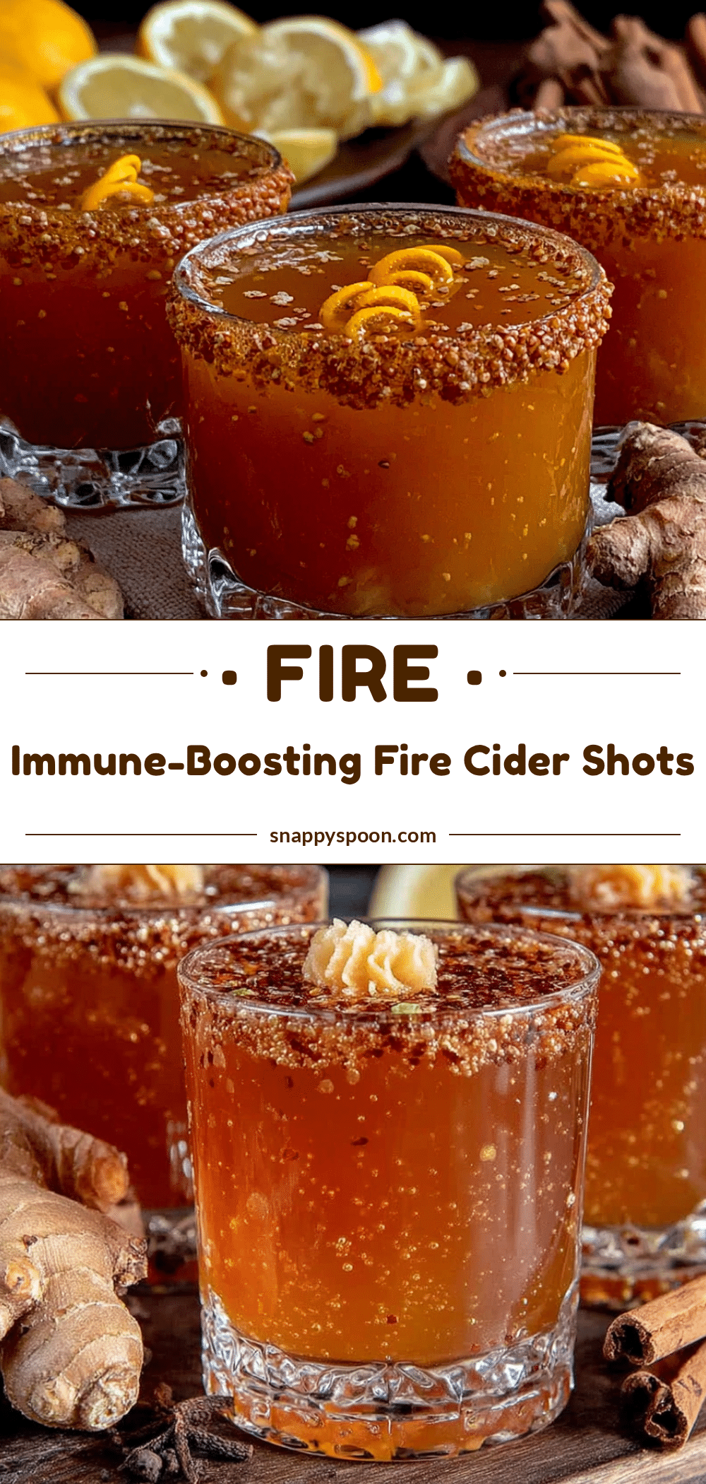 fire cider shots with ginger and turmeric recipe