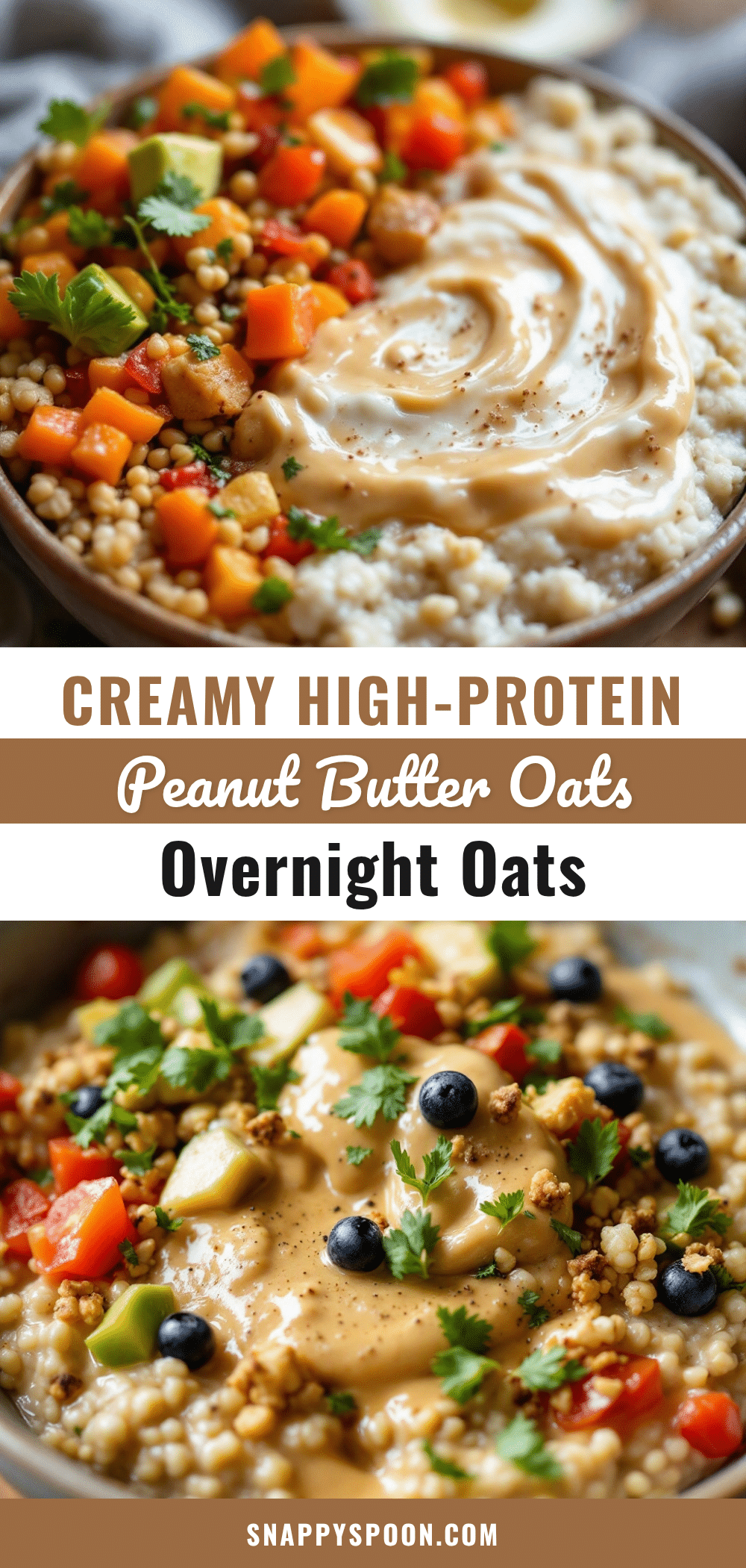 high-protein peanut butter overnight oats recipe