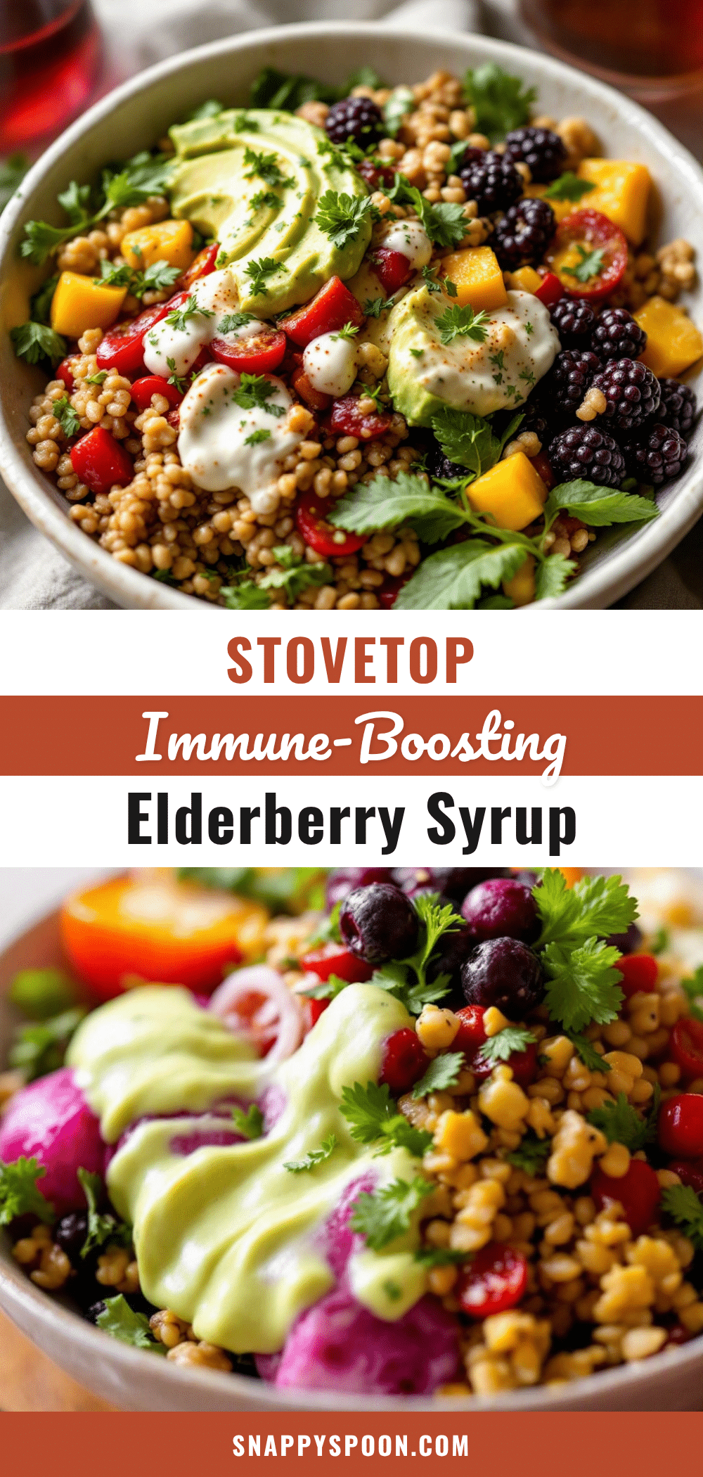 Homemade elderberry syrup recipe