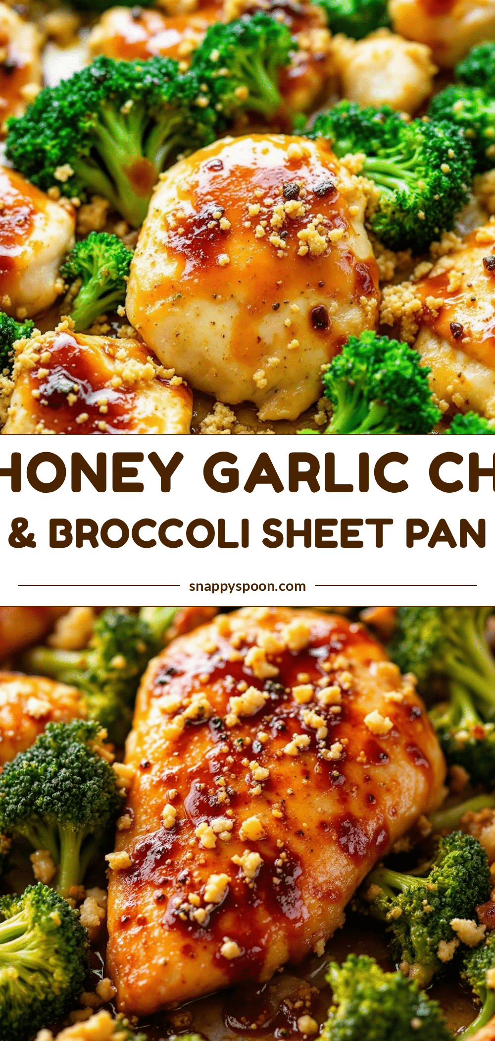 honey garlic chicken sheet pan dinner recipe