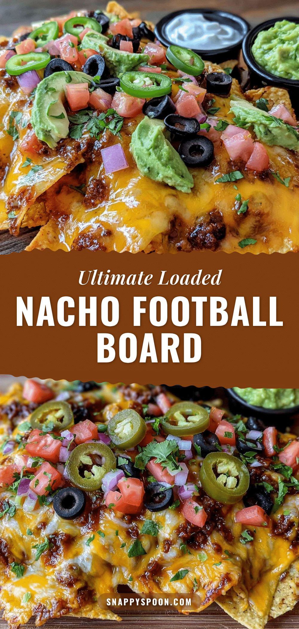 loaded nacho football charcuterie board recipe