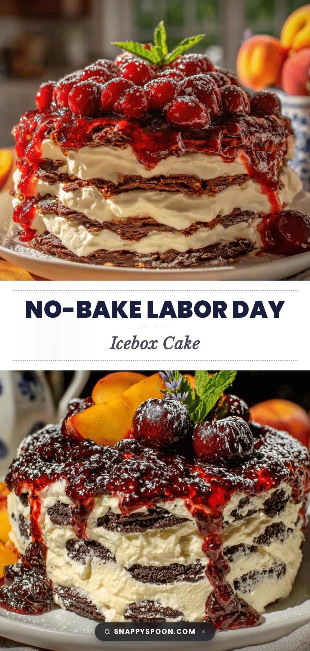 no-bake icebox cake recipe