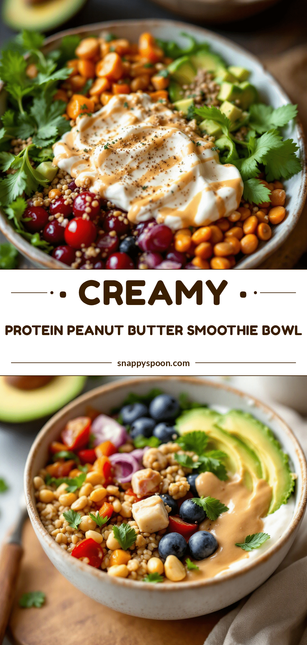 peanut butter smoothie bowl recipe