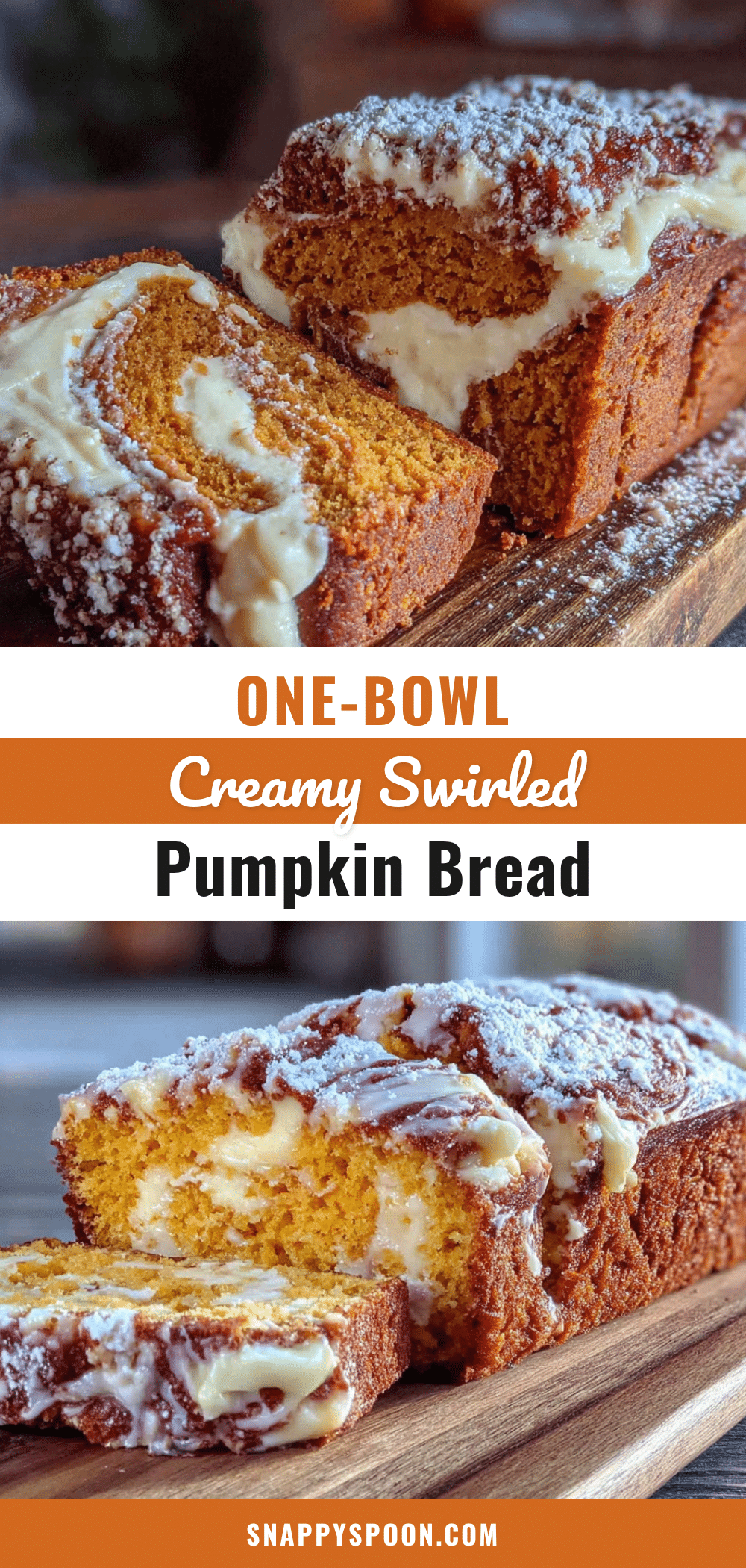 pumpkin bread with cream cheese swirl recipe