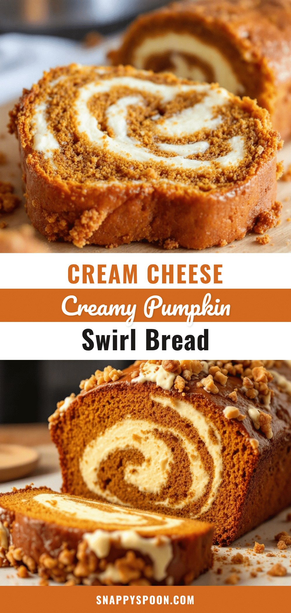 pumpkin cream cheese swirl bread recipe