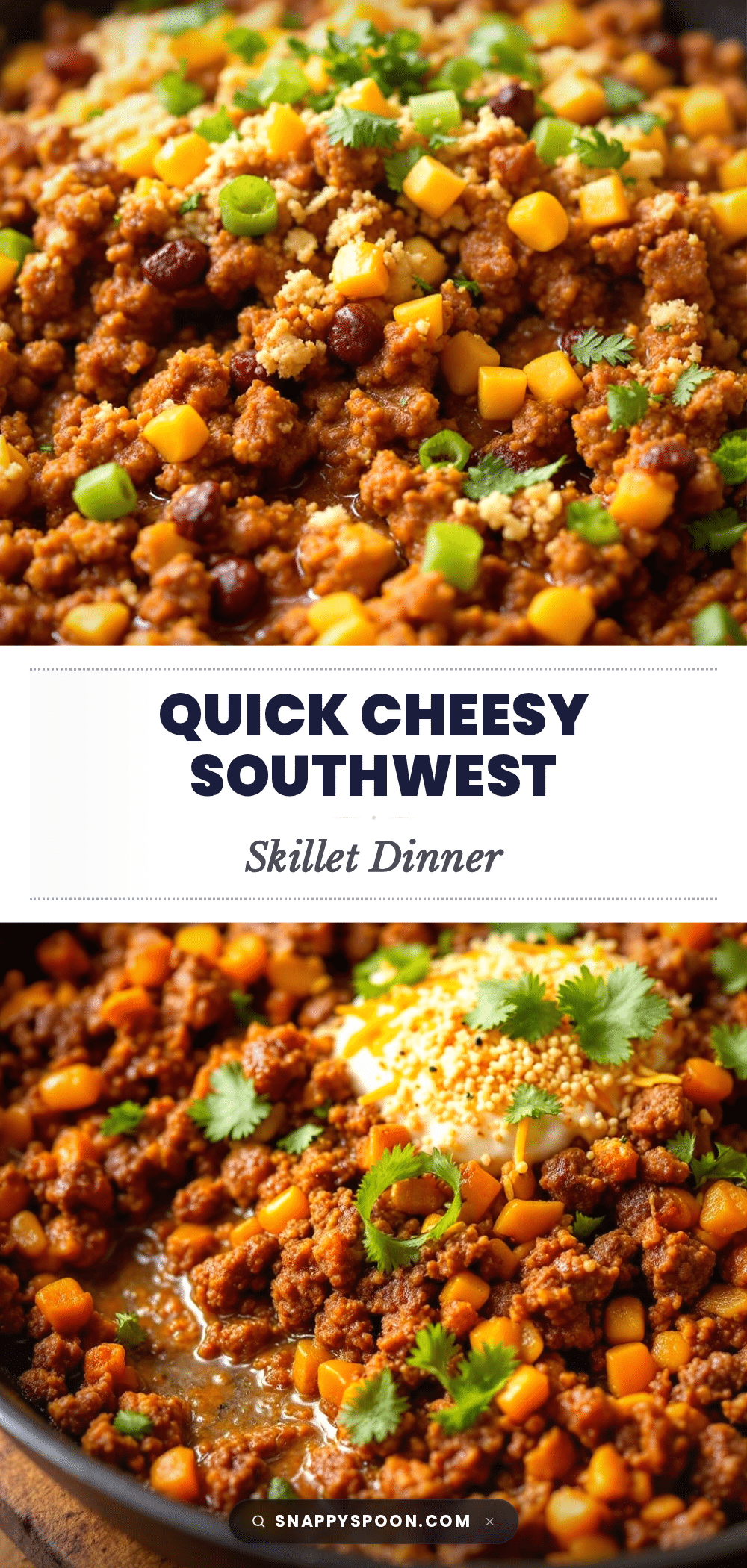 Quick Southwest Ground Beef Skillet recipe