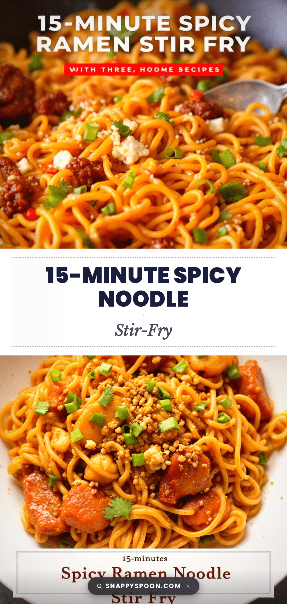 quick spicy ramen noodle stir-fry recipe