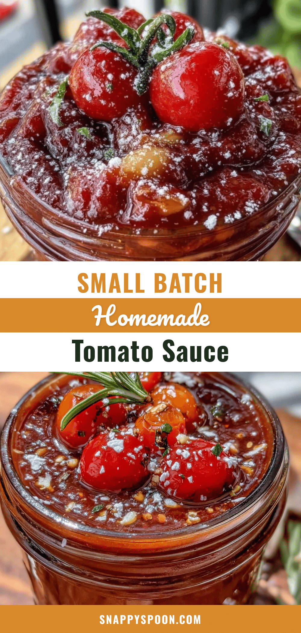small-batch canned tomato sauce recipe