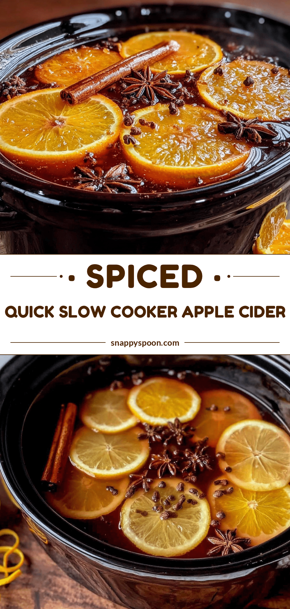 easy slow cooker spiced apple cider recipe